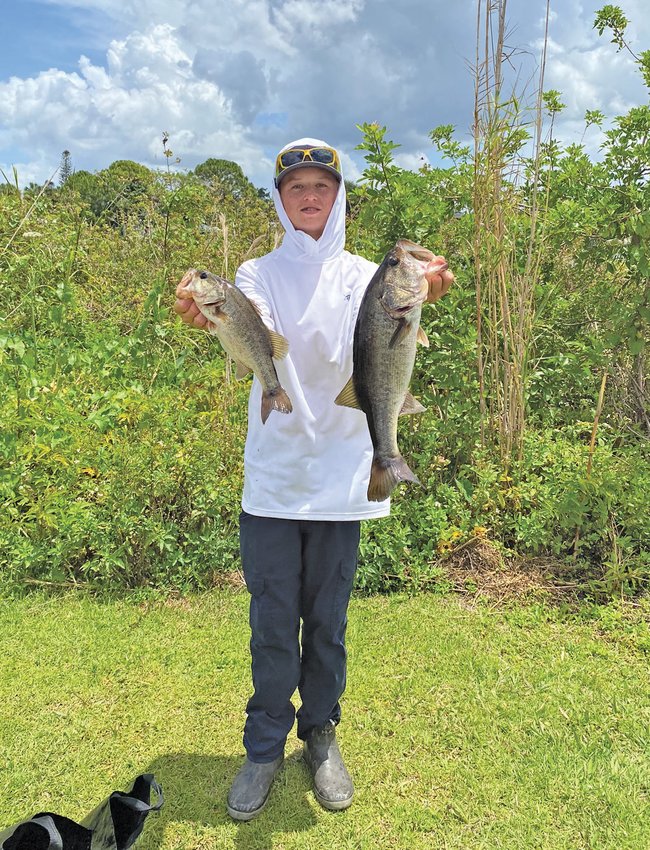 Jayson Wells placed second in the 14 to 19 age group with 4.71 lbs.